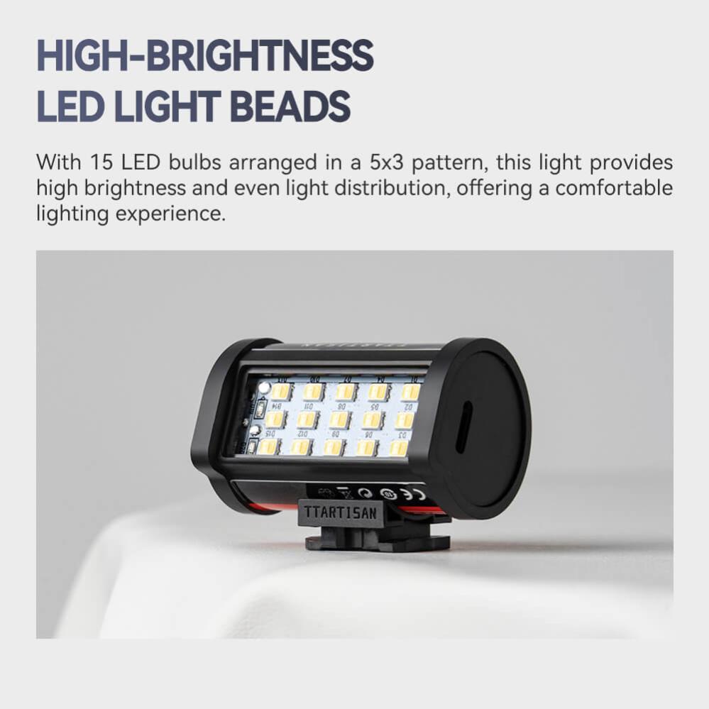  TTArtisan Mini Magnetisk LED-belysning – Retroinspirerad i form som en Filmrulle från Kamda – snabb leverans och trygg e-handel