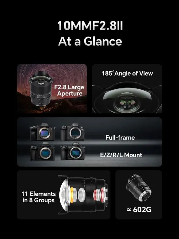  7Artisans 10mm f/2.8 Mark II – Vidvinkel för Canon EOS RF från Kamda – snabb leverans och trygg e-handel