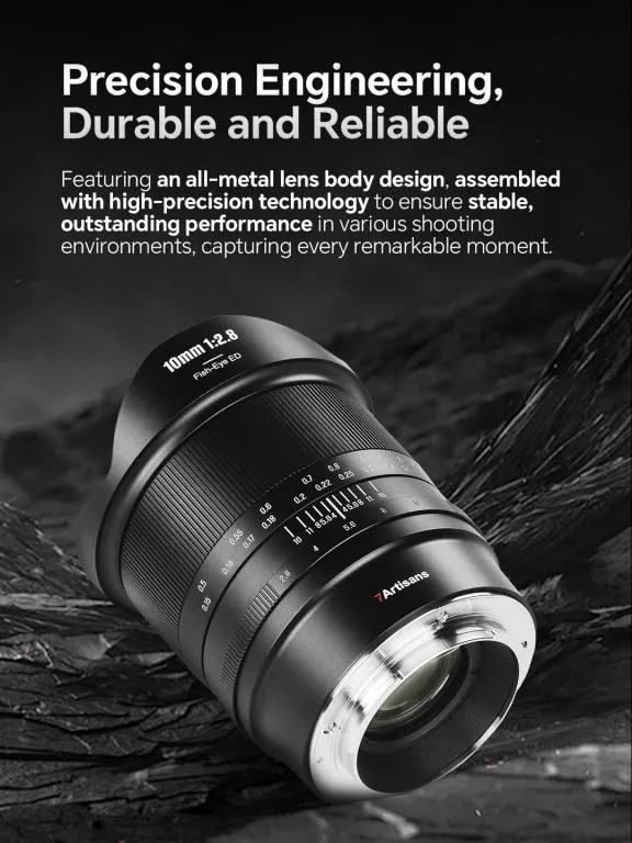  7Artisans 10mm f/2.8 Mark II – Vidvinkel för Canon EOS RF från Kamda – snabb leverans och trygg e-handel