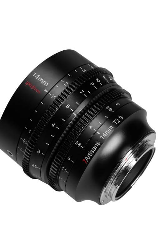  7artisans 14mm T2.9 Spectrum Cinema Objektiv Fullformat fr Sony E