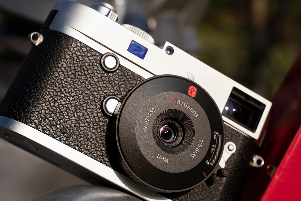 Leica M kamera med 35mm objektiv