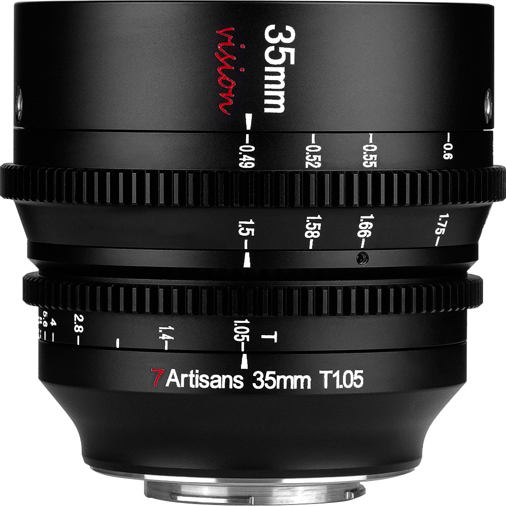  7artisans 35mm T 1.05 Vision Cinema Objektiv APS-C för Fujifilm X