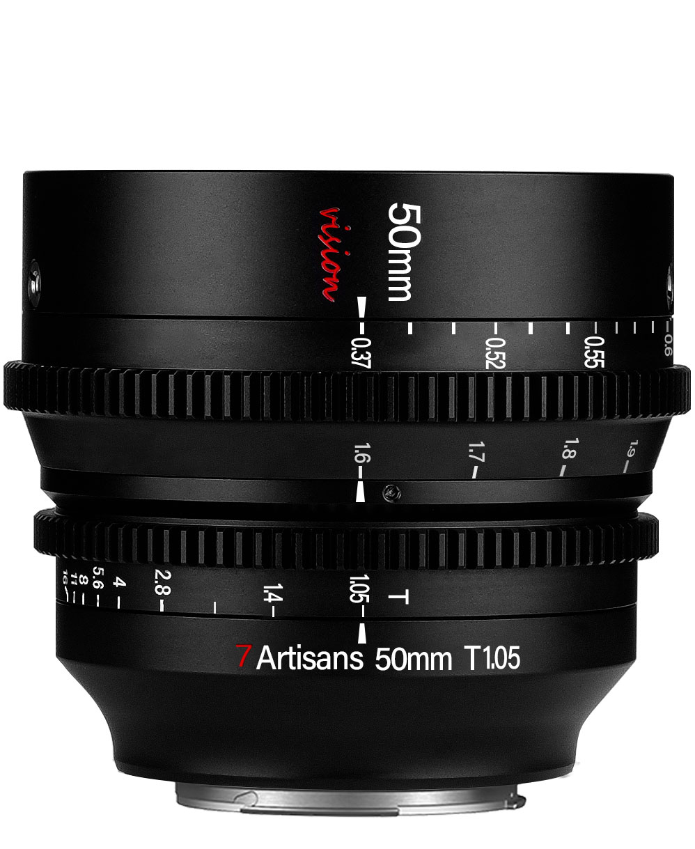  7Artisans 50mm T 1.05 Vision Cinema Objektiv APS-C fr Fujifilm X