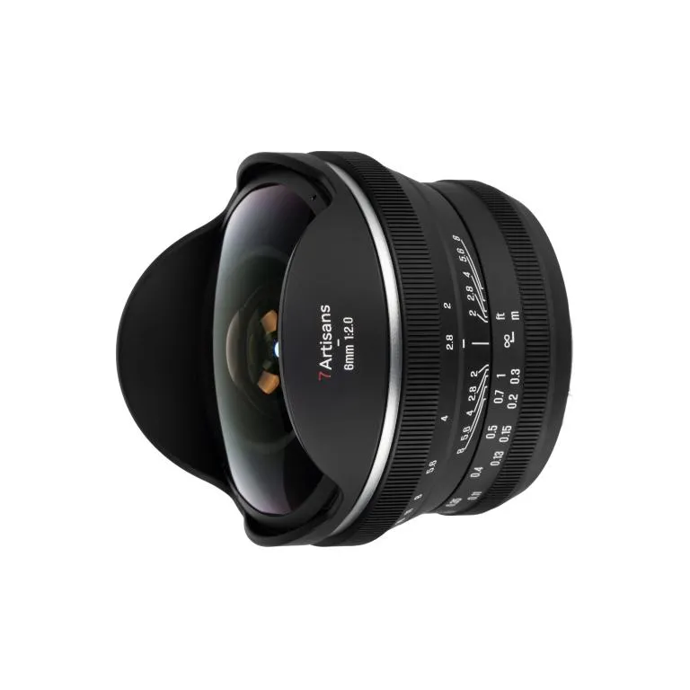  7Artisans 6mm f/2.0 – extremt fisheye-objektiv för Sony E (APS-C) från Kamda – snabb leverans och trygg e-handel