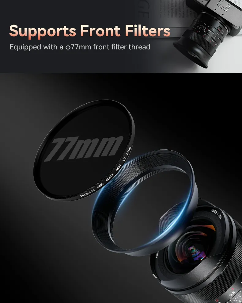  7Artisans 14mm f/2.8 Fullformatsobjektiv för Nikon Z från Kamda – snabb leverans och trygg e-handel