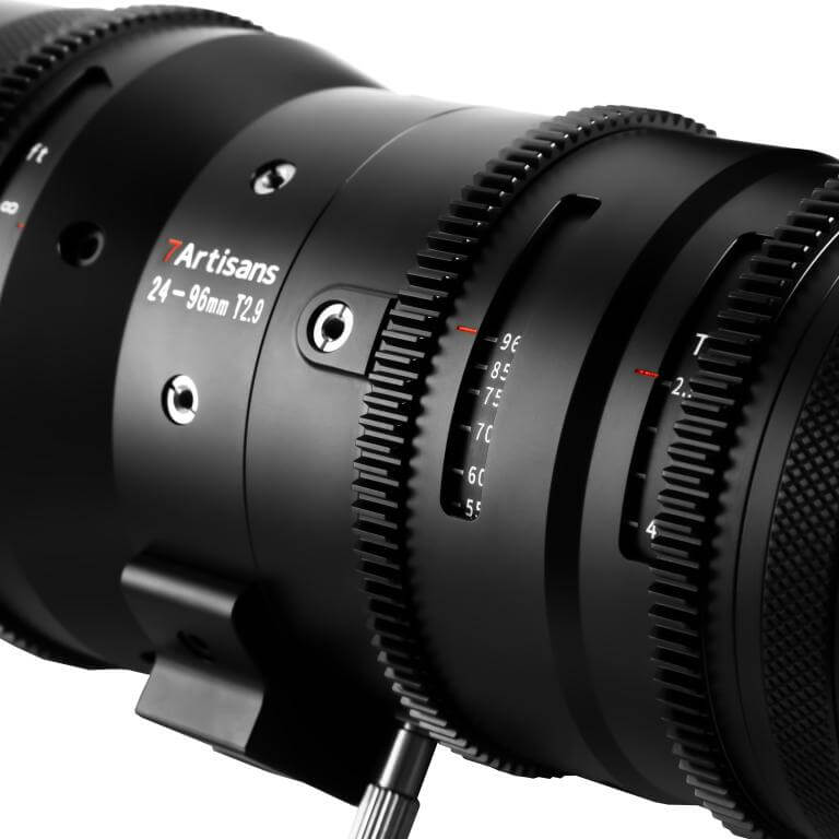  7Artisans 24-96mm T2.9 S35 Objektiv med PL-fäste