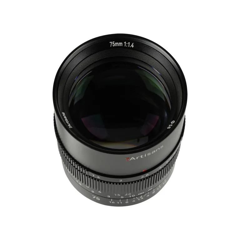  7Artisans 75mm f/1.4 Fullformatsobjektiv för Sony E från Kamda – snabb leverans och trygg e-handel