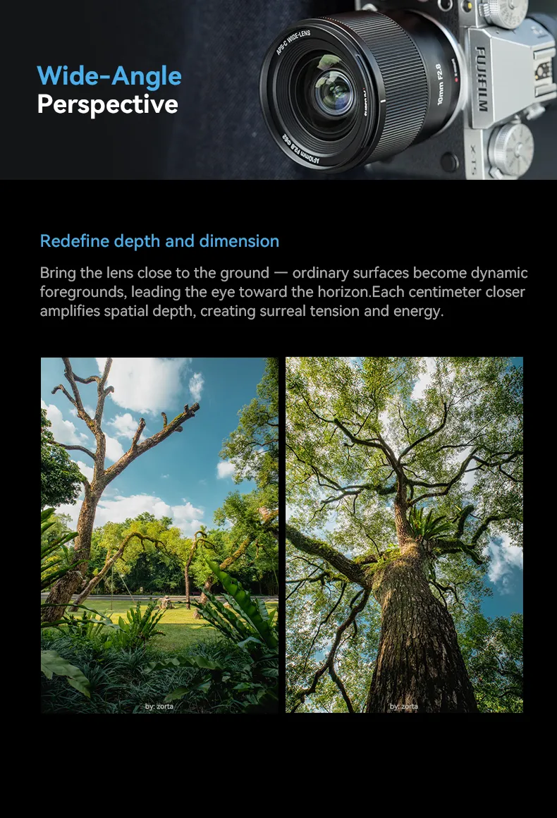  7Artisans AF 10mm f/2.8 objektiv APS-C för Fujifilm X från Kamda – snabb leverans och trygg e-handel