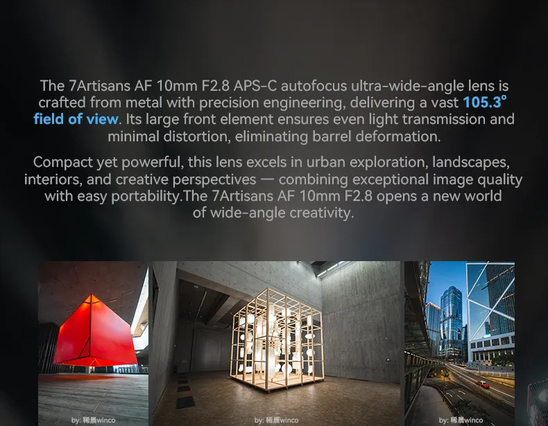 7Artisans AF 10mm f/2.8 objektiv APS-C för Fujifilm X från Kamda – snabb leverans och trygg e-handel