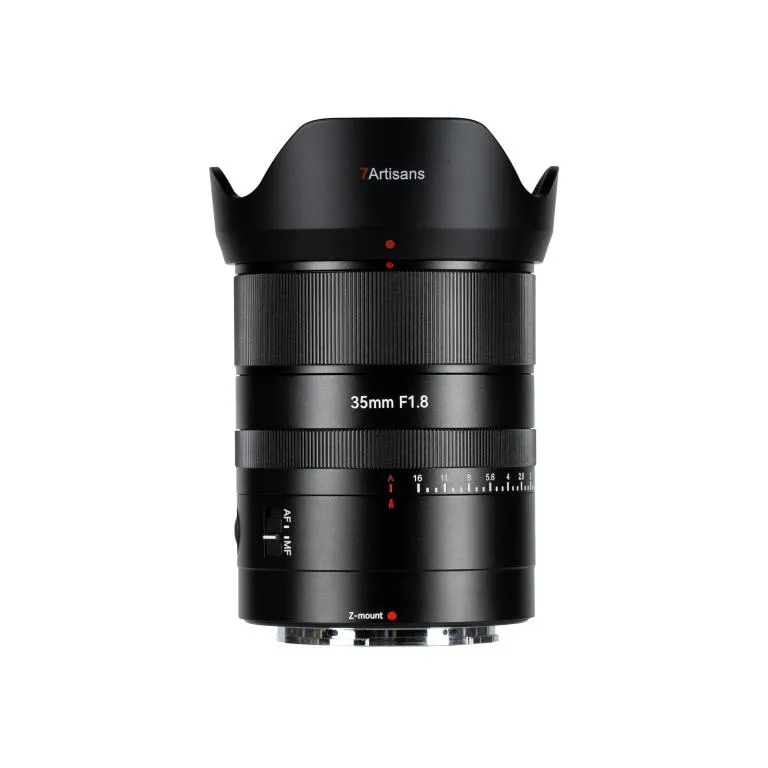 7Artisans AF 35mm f/1.8 för Nikon Z – Fullformat & autofokus från Kamda – snabb leverans och trygg e-handel