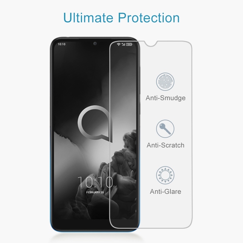 Skärmskydd för Alcatel 3 av härdat glas