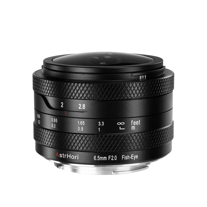 AstrHori 6.5mm f/2 Fisheye-objektiv för vidvinkelbilder