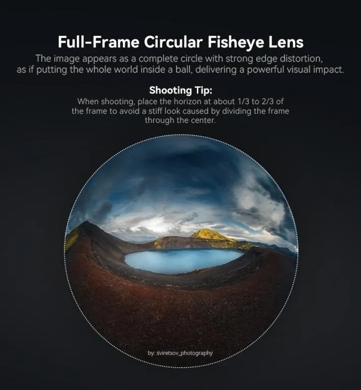  AstrHori 6mm f/2,8 Fisheye för Nikon Z (Fullformat, cirkulär bild) från Kamda – snabb leverans och trygg e-handel