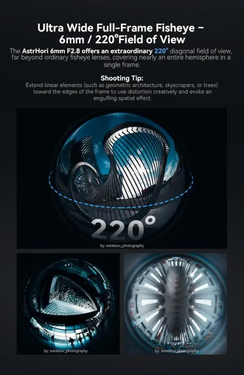  AstrHori 6mm f/2,8 Fisheye för Nikon Z (Fullformat, cirkulär bild) från Kamda – snabb leverans och trygg e-handel