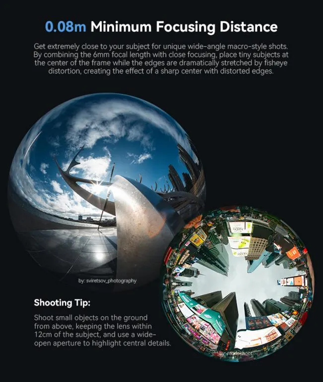  AstrHori 6mm f/2,8 Fisheye för Nikon Z (Fullformat, cirkulär bild) från Kamda – snabb leverans och trygg e-handel