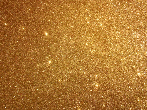  Vinylbakgrund 1.5x3.0m - Guld glitter