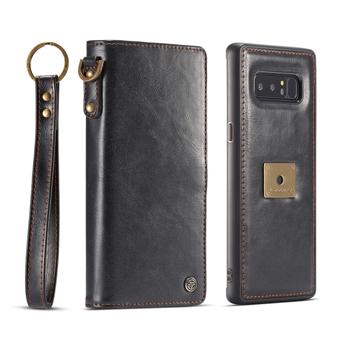 CaseMe för Galaxy Note 8 - Plånboksfodral med skal PU-läder