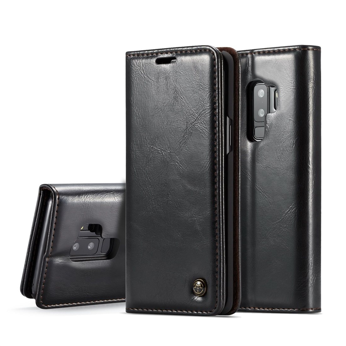 Caseme för Galaxy S9 Plus - Flipfodral med kortplats