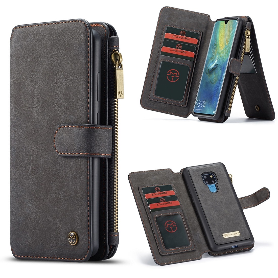 Plånboksfodral med magnetskal för Huawei Mate 20 - CaseMe
