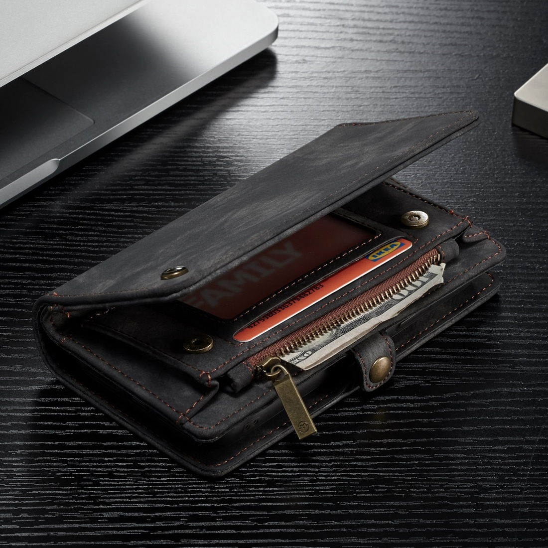 CaseMe för iPhone XS Max - Plånboksfodral med magnetskal
