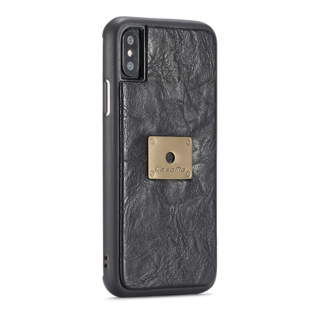 CaseMe för iPhone X - (3 i 1) Flipfodral, plånbok & magnetskal