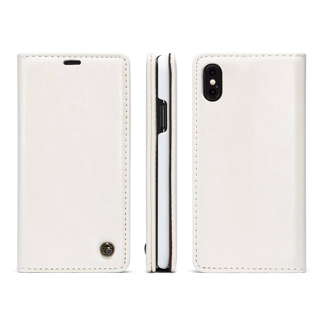 Caseme för iPhone X - Flipfodral med kortplats