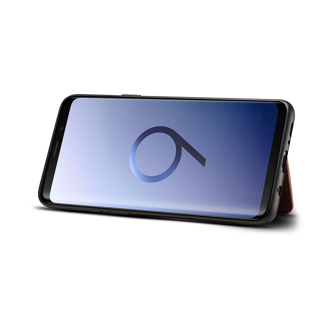 Dibase för Galaxy S9 Plus Skal med kortplats PU-läder