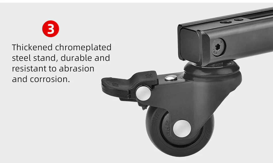 Sunwayfoto T1A20R Dolly – Hjulförsedd plattform för Monopod, 50 kg kapacitet