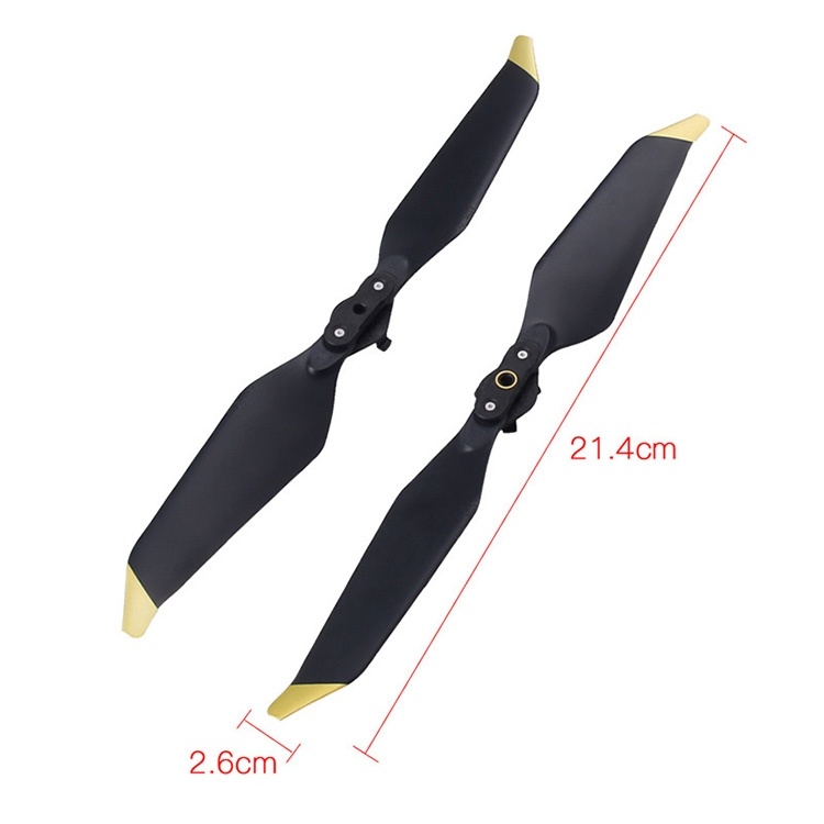  2 par Propellrar motsvarar 8331F (CW / CCW) för Mavic Pro/Platinum