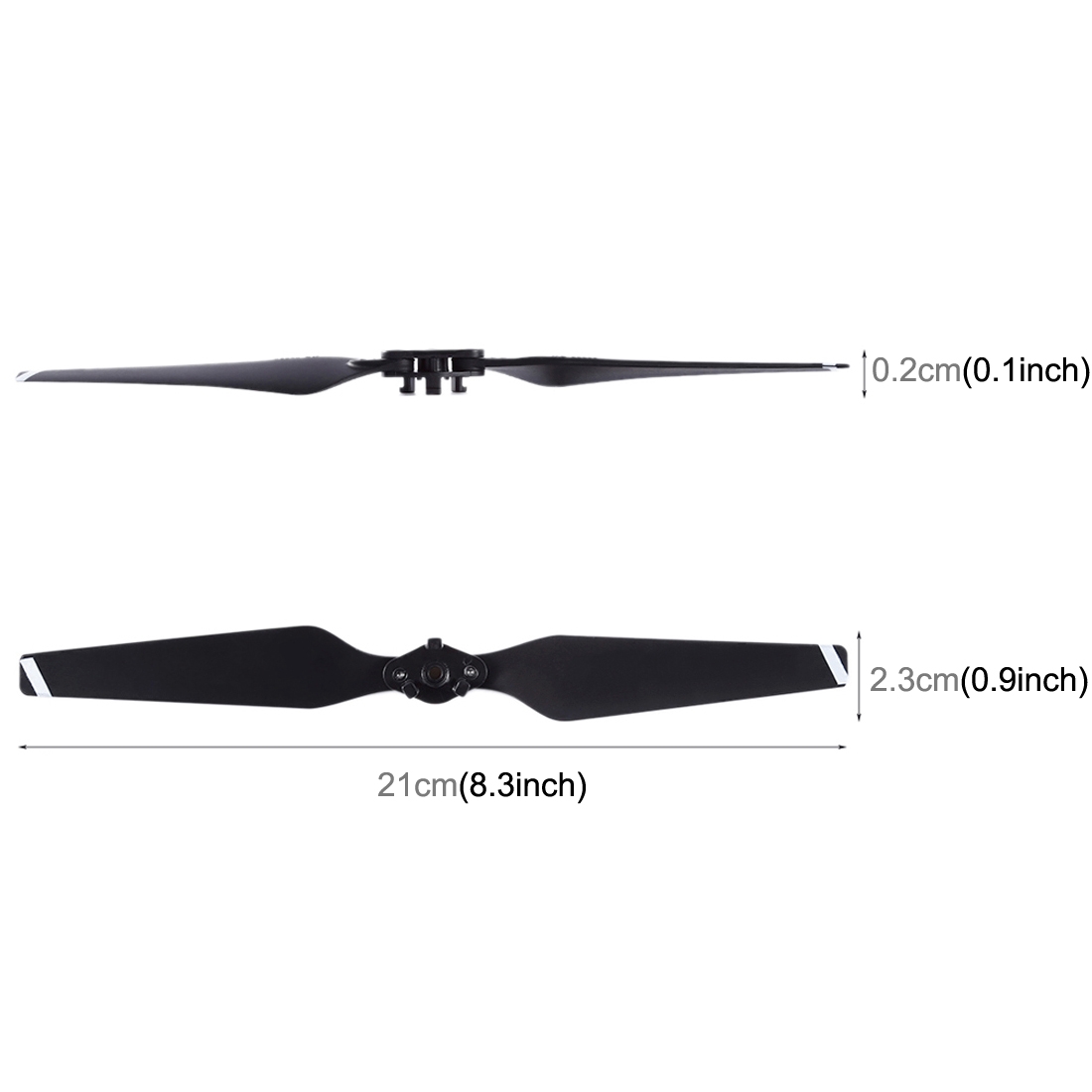 2 par Propellrar motsvarar 8330F (CW / CCW) för Mavic Pro