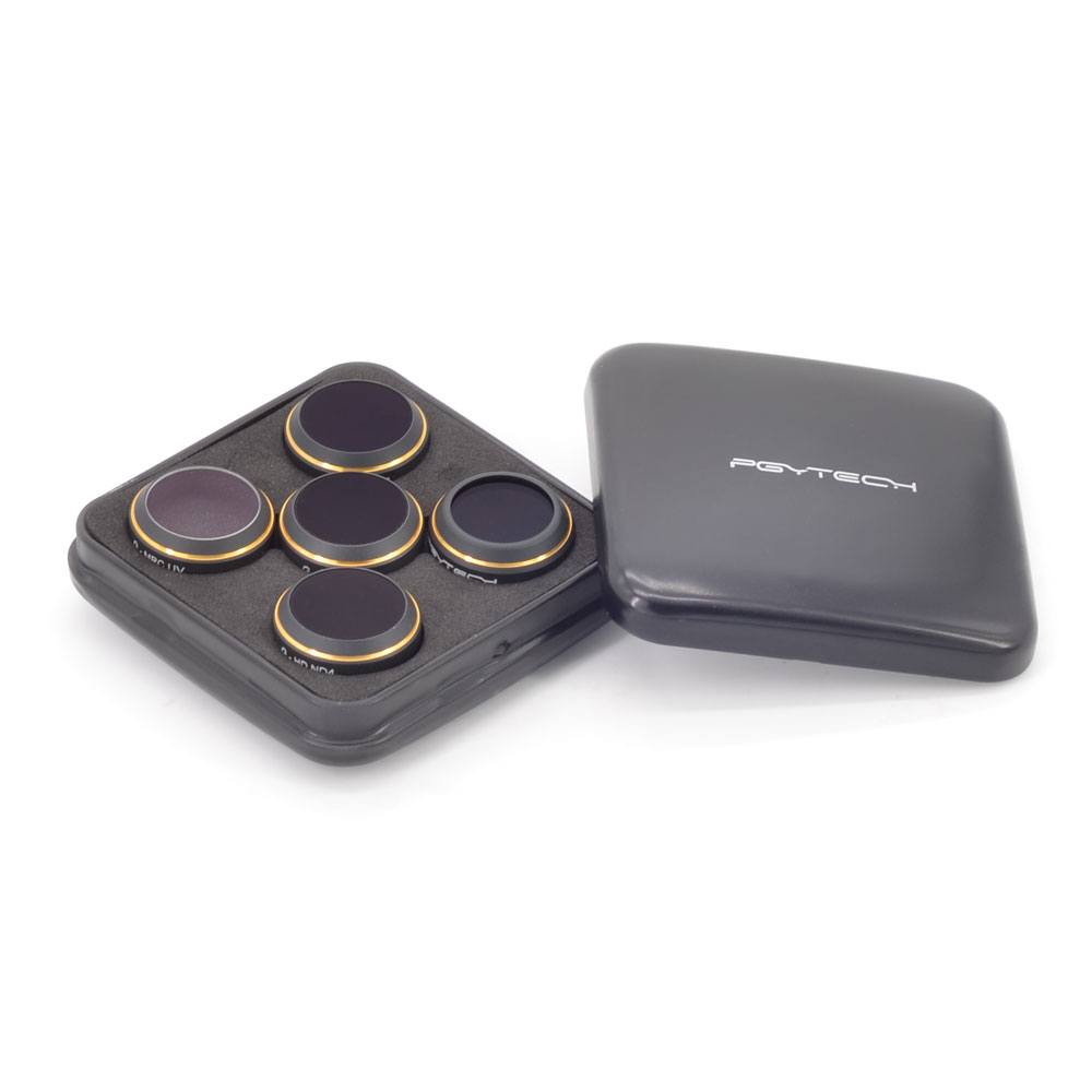 PGYTECH MRC-filter (5 i 1) kit för DJI Mavic Pro: ND4, ND8, ND16, CPL & UV