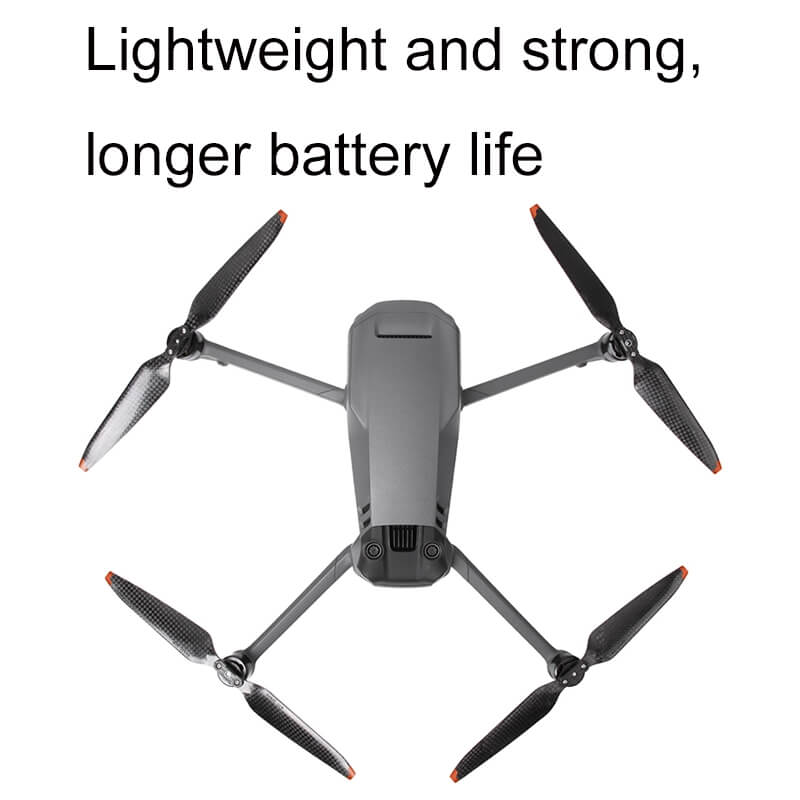 Sunnylife Kolfiberpropellrar 2 par för DJI Mavic 3 Low Noise ersätter 9453F