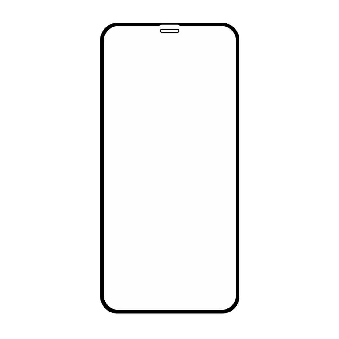Enkay Heltäckande 2,5D Displayskydd 9H för iPhone XR- Svart ram