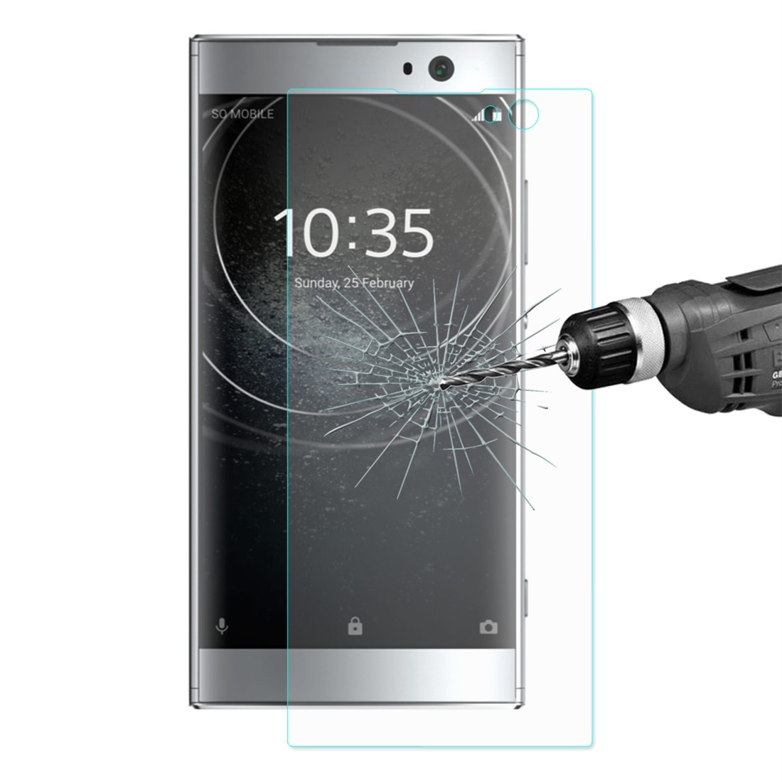 Enkay Displayskydd för Sony Xperia XA2- Av härdat glas 9H