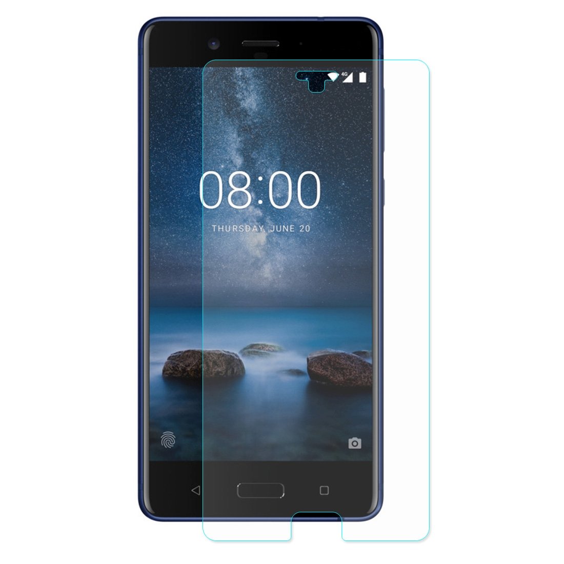 Enkay Displayskydd för Nokia 8 - Av härdat glas 9H