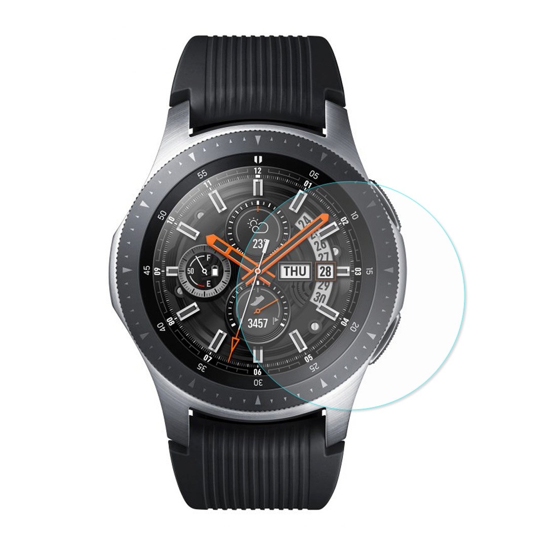 Enkay 2.15D Displayskydd 2st för Galaxy Watch 46mm - Av härdat glas 9H