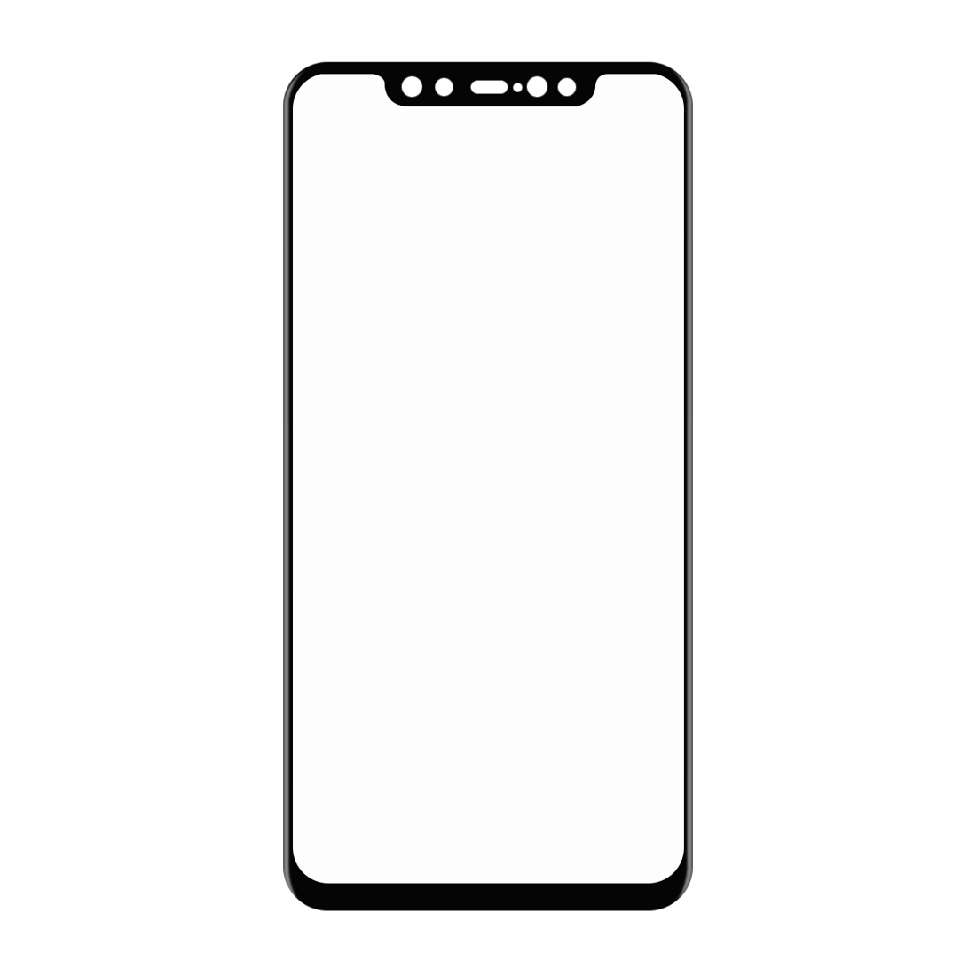 Enkay Heltäckande 3D Displayskydd 9H för Xiaomi Mi 8- Svart ram