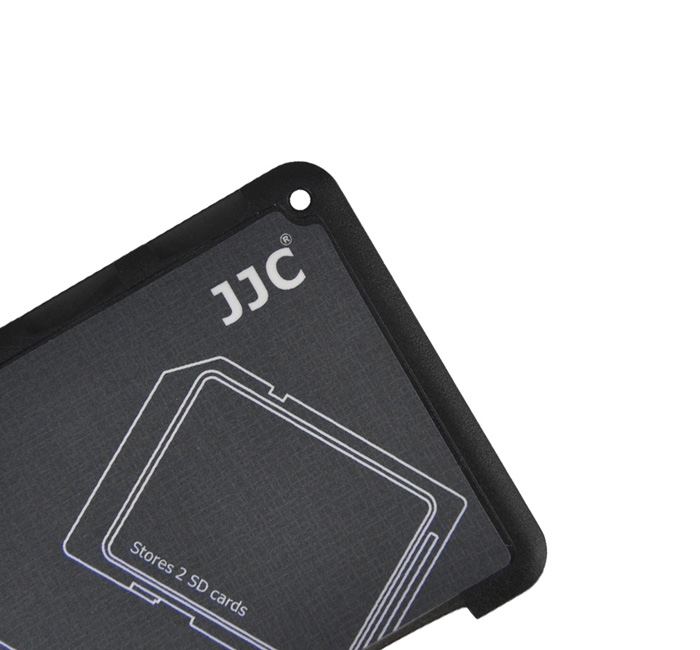  JJC Minneskorthållare svart för 2xSD 4xMSD kreditkortformat