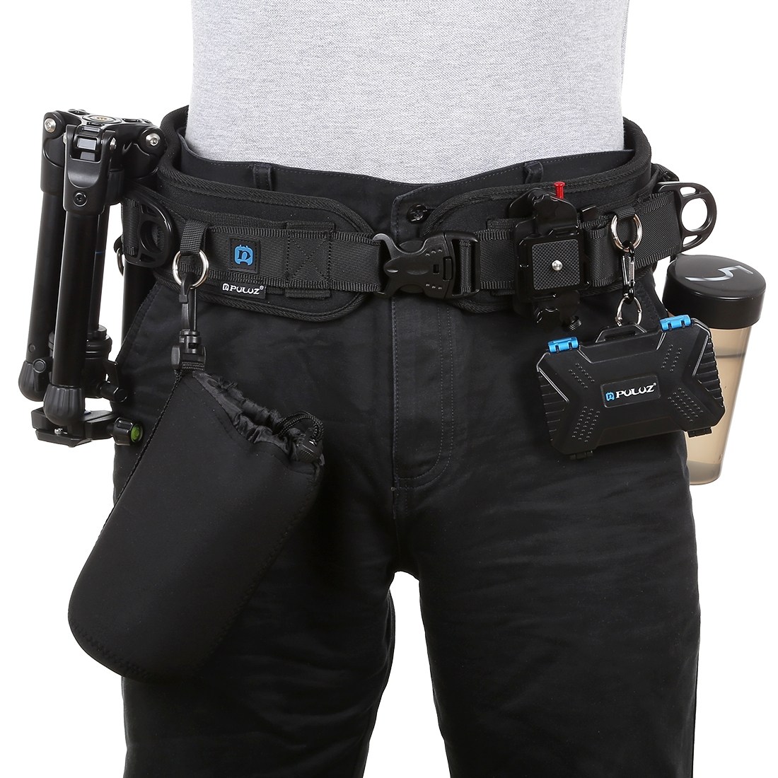 PULUZ Multifunktionellt tillbehörsbälte för DSLR-kameror