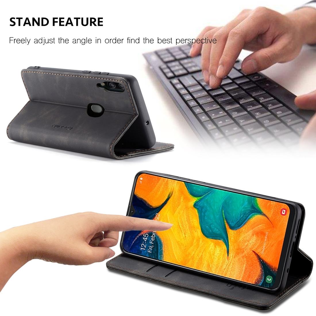 Flipfodral med kortplats för Galaxy A40 - CaseMe