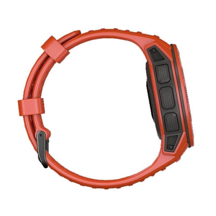  Silikonarmband Orange fr Garmin Instinct 22mm