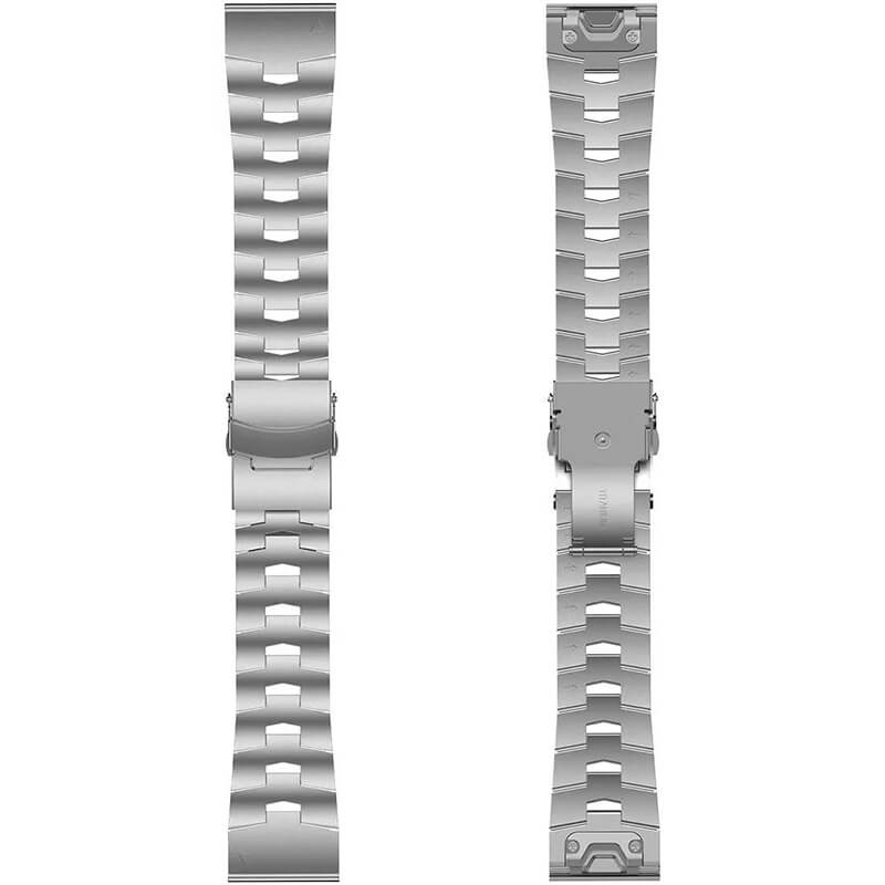 Titanarmband Silver för Garmin Fenix/Forerunner