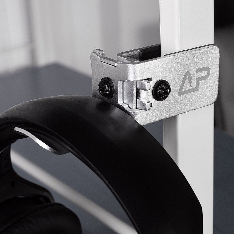 Universal Hörlurs & Headset hållare i Aluminium med skruvfäste