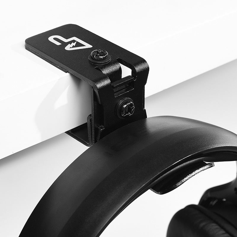 Universal Hörlurs & Headset hållare i Aluminium med skruvfäste
