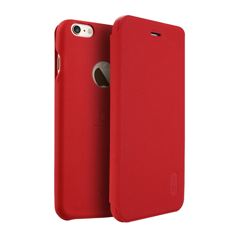 Lenuo Flipfodral för iPhone 6 Plus /6s Plus - Röd