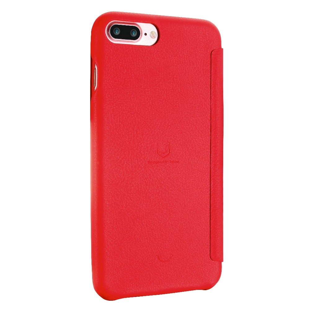 Lenuo Flipfodral för iPhone 7 Plus/ 8 Plus - Röd