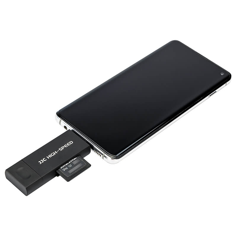  JJC Minneskortlsare 3i1 USB 3.1 fr SD/SDHC/SDXC minneskort