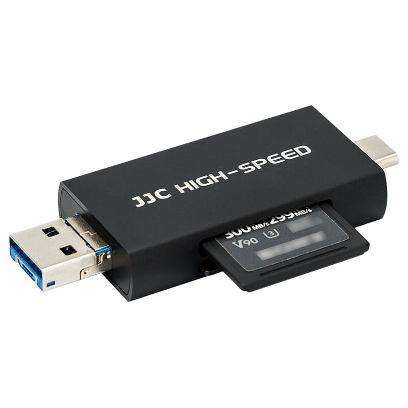  JJC Minneskortlsare 3i1 USB 3.1 fr SD/SDHC/SDXC minneskort