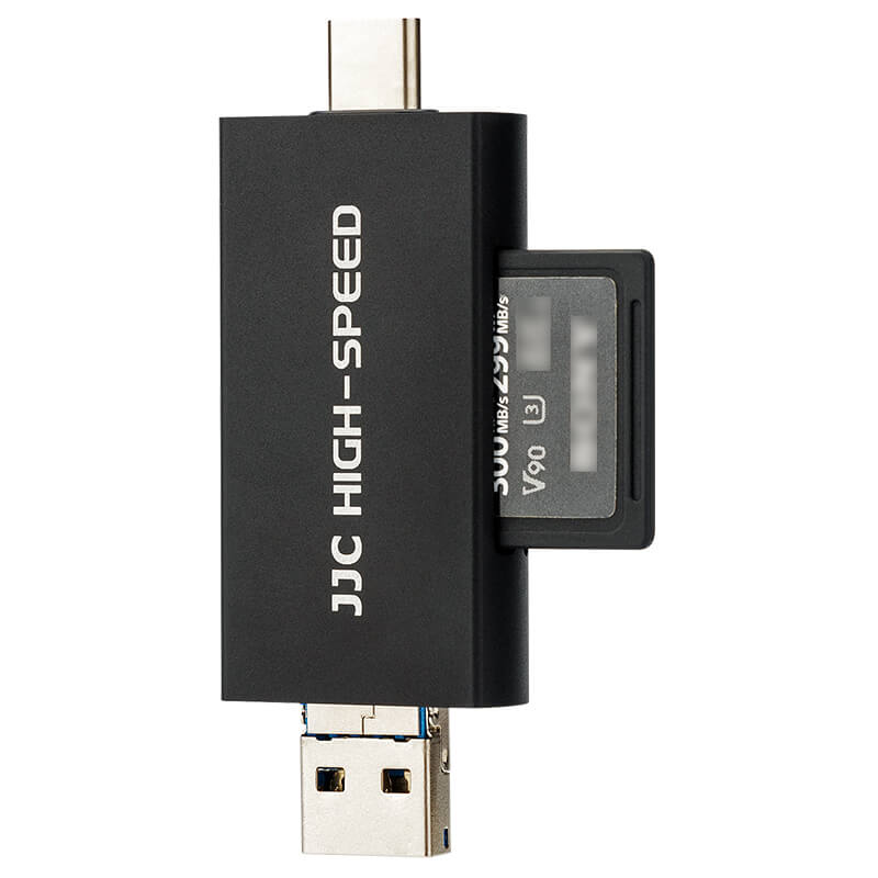  JJC Minneskortlsare 3i1 USB 3.1 fr SD/SDHC/SDXC minneskort