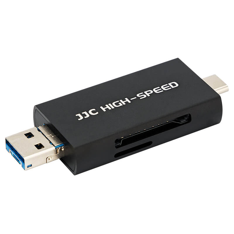  JJC Minneskortlsare 3i1 USB 3.1 fr SD/SDHC/SDXC minneskort